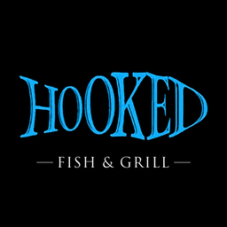 Hooked Fish and Grill logo.
